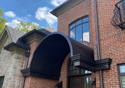 Custom arch aluminum canopy
